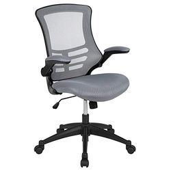 Flash Furniture Krzesło Biurowe, Piana, Szary, 64.77 x 62.23 x 104.78 cm