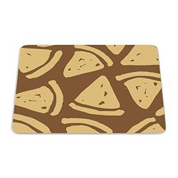 Bonamaison, Tappetino per il mouse rettangolare con stampa digitale, antiscivolo, per ufficio e casa, dimensioni: 22 x 18 cm