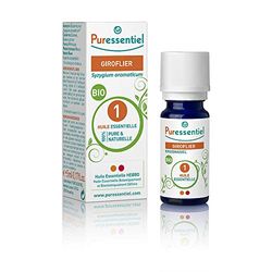 Puressentiel - Óleo essencial de cravo, bio, puro e de origem natural, AEBBD, 10 ml