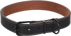 Flamingo Collare Montana Cuoio Nero XXL 53-63CM 28MM