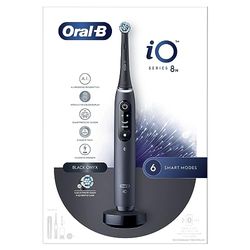Oral-B Spazzolino Elettrico Ricarcabile iO 8N Nero, 2 Testine Di Ricambio, 1 Custodia Da Viaggio. 1 Spazzolino