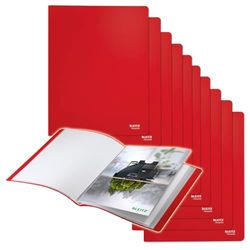 L:Display Book Recycle 20 Pock A4 PP röd