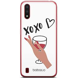 ERT GROUP mobiel telefoonhoesje voor Samsung A01 origineel en officieel erkend Babaco patroon XOXO 001 optimaal aangepast aan de vorm van de mobiele telefoon, gedeeltelijk bedrukt