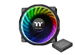 Thermaltake Riing Plus 20 RGB TT Premium Edition - Ventilador de Caja RGB de Alto Rendimiento con Software, Color Negro