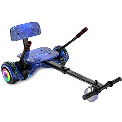 SISIGAD Hoverkart, hoverboard zitbevestiging, verstelbare hoverboardaccessoires, hoverboard go-kart, compatibel met hoverboards van 16,5 cm (8 inch/10 cm) (hoverboard niet inbegrepen)