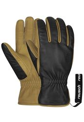 Reusch Outsider Guanti invernali unisex molto caldi, antivento e traspiranti, guanti da neve, guanti da sci per uomo e donna con pelle piena di alta qualità
