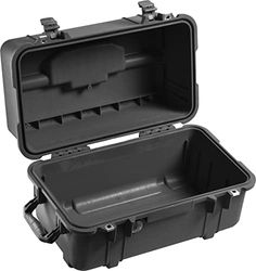 PELI 1460 vattentät skyddsväska för ömtålig utrustning, IP67-klassad, 33 liters kapacitet, tillverkad i USA, inget skum, svart