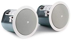 JBL Professional Control 24CT-BK- Altavoz de Techo de Fondo/Primer Plano, 4 Pulgadas