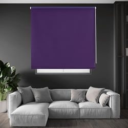 Blindecor Draco Estore de rolo opaco liso, roxo, 100 x 230 cm (largura por altura), Tamanho do tecido 97 x 225 cm. Estores térmicos blackout