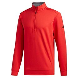 adidas Classic Club 1/4 Zip Sweatshirt, Maglia Uomo, Rosso, S