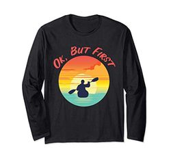 Ma Primo Kayak Canoa Canoa Kayak River T-Shirt Maglia a Manica