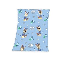 Spis, fleecefilt, Paw Patrol, 130 x 170 cm, lyser i mörkret, glöd in the mörk, 100% polyester, fleece