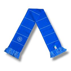 3R Sport SSC Neapel broderad tubulär halsduk 100% akryl, ljusblå, vit, blå