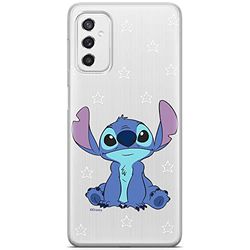 Ert Group Funda para teléfono móvil Samsung M52 5G Original y con Licencia Oficial de Disney con diseño Stitch 006 Adaptada a la Forma del teléfono móvil, parcialmente Transparente