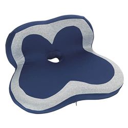 Maximex Visco Coussin d'assise et lombaire ergonomique pour une bonne position assise, un confort d'assise soulageant la pression, confortable pour le bureau, les voyages ou la rééducation