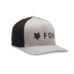 Fox Racing Absolute Flexfit Hat, Windbreaker, Men's, Grey, L-XL
