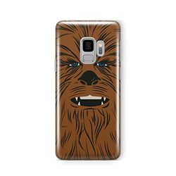 ERT GROUP mobiltelefonfodral för Samsung S9 originalt och officiellt licensierat Star Wars mönster Chewbacca 005 Vit optimalt anpassad till formen på mobiltelefonen, fodral tillverkad av TPU-plast
