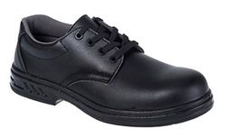 Portwest Sapato Steelite Laced S2, tamanho: 44, cor: Preto, FW80BKR44