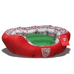 CYP BRAND Séville CF Lit pour Animaux domestiques, Chiens, Chats, Lapins, Taille L, 3 Tailles Disponibles, Forme de Stade, Coussin indépendant, Produit Officiel