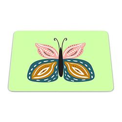 Bonamaison, Rechthoek Pop Art Digital bedrukte muismat, antislip onderkant, voor kantoor en thuis, grootte: 22x18 cm
