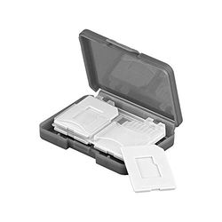 Goobay 95349 Memory Card Storage Box, Grey, Transparent