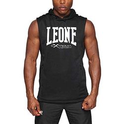 LEONE 1947 ABX110, vest met capuchon, uniseks, voor volwassenen, zwart, S