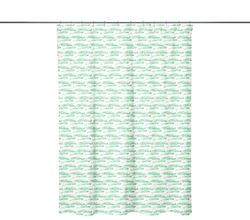 Bonamaison Digitally Printed Shower Curtain, 1 Piece 150x200 Cm - Designed And Manufactured in Turkey