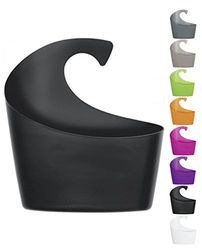Spirella Sydney polypropylene basket, bathroom accessories, Polypropylene, Black, 25 x 22.5 x 8.5 cm