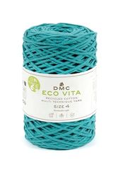 DMC - Nova VITA 4 garn - makramé stickkrok | återvunnet bomullsgarn - etiketter för plantering | 250 g - 200 m