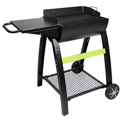 Cook'in garden Barbecue au Charbon de Bois TONINO 50, système de Ventilation pour contrôler la Cuisson - 4 à 6 Personnes - Acier