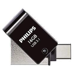 Philips Unità flash USB 2 in 1 da 16 GB, USB 3.1 - USB-C