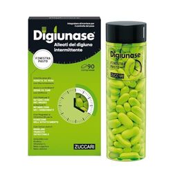 Zuccari Digiunase Finestra Pasto, 90 Compresse da 1,35g, Con Glucomannano, Griffonia, Matè e Açaí, Supporto per il Controllo dell'Appetito e del Peso durante il Digiuno Intermittente