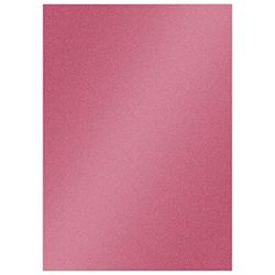 Structure Pearl 1 Raspberry Coloured Card with Linen Texture and Pearl Effect 220 g/m² DIN A4 25 Sheets of Coloured Paper for Crafts Suitable for Inkjet and Laser Printers