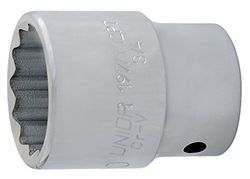 Unior 197/1 12p twaalfkantsteeksleutel met binnenvierkantaandrijving 3/4 inch, 23 mm
