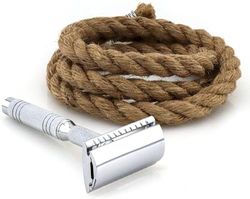 Haryali London Safety Razor for Men & Women Metallic Double Edge Razor Blade Reusable Razor Shaving Kit, Traditional Manual Razor Perfect for Shaving (Blades are not Included)