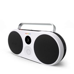 Polaroid P3 – Altavoz Bluetooth inalámbrico Retro-Futuristic Recargable con emparejamiento estéreo Dual - Negro