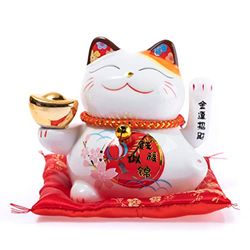 lachineuse Traditional Lucky Charm Maneki Neko Rich and Fortune Cat