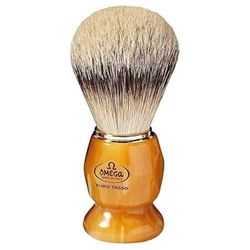 Omega Pennello da Barba Tasso Bianco 617, Setola, Tinta Unita, Estándar