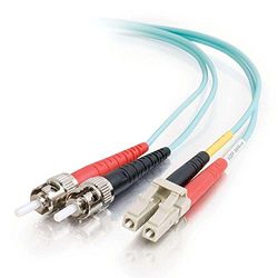 C2G 85540 cavo a fibre ottiche 1 m OFNR LC ST Turchese