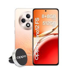 OPPO Reno12 FS AI, potrójny aparat 50 + 8+2 MP, selfie 32 MP, wyświetlacz 6,67" 120 Hz AMOLED FHD+, 5000 mAh, pamięć RAM 16 GB (8+8) + 512 GB ROM, obsługa samochodu [DELUXE Edition], bursztynowy