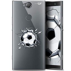 Beschermhoes voor Sony Xperia XA2 Plus, ultradun, motief: Voetbal