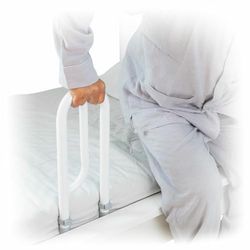 InnovaGoods - Poignée de Lit de Sécurité Beddaid, Ergonomique, Hauteur Réglable 45-55 cm, Fixation Solide avec 2 Sangles, Facile à Monter, Multicolore, Taille Unique