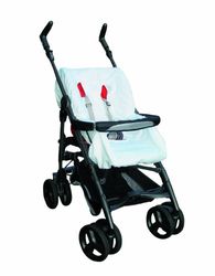 Italbaby Terry Cover voor kinderwagen en autostoel, lichtblauw, meerkleurig, One Size