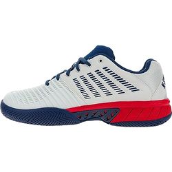 K-Swiss Performance Homme Express Light 3 Chaussure de Tennis, Bit of Blue/Blue Opal/Lollipop, 42 EU