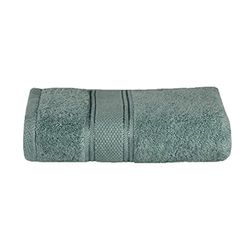 HOMEMANIA Asciugamano Doccia - per Viso, Mani, Bagno - Verde in Cotone, 90 x 140 cm