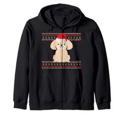 Navidad Chi-Poo Sudadera con Capucha