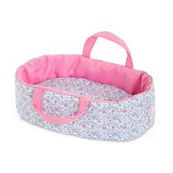 Corolle Culla Floreale, Accessorio, per poupon 30 cm, dai 18 Mesi, 900011160, Colore Rosa, 9000111160