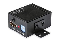DIGITUS DS-55901 Repetidor HDMI, Full HD (HDTV: 1920 x 1080p) máximo 35 m, extensor, amplificador de sinal, HDCP, LPcm, DTS digital, Dolby Digital, DTS-HD, Dolby True HD, Alimentação: 55901: 5 V CC