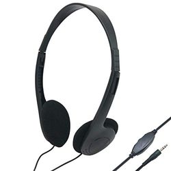 Waytex 69130 - Auriculares de diadema (conector jack de 3,5 mm, volumen ajustable)