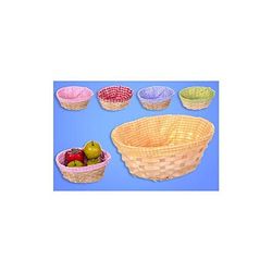 396 – Portapane ovale con fodera quadrata colore assortito, hersig, bambu